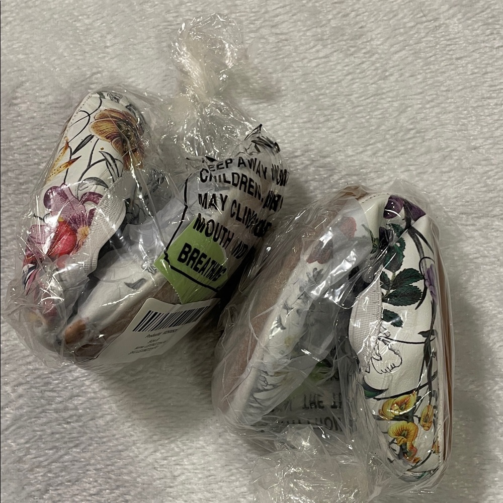 Yosi New York Lexington Foldable Ballet Flats Shoes Botanical Floral Print - Picture 7 of 7